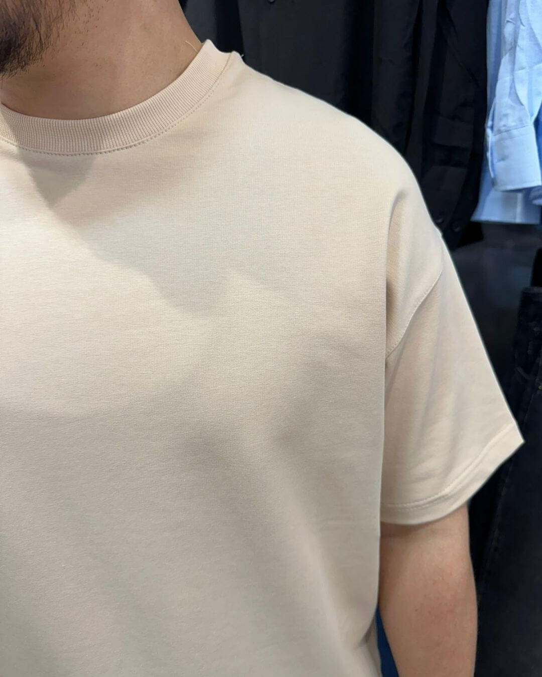 Bisiklet Yaka Basic T-Shirt