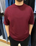 Bisiklet Yaka Basic T-Shirt