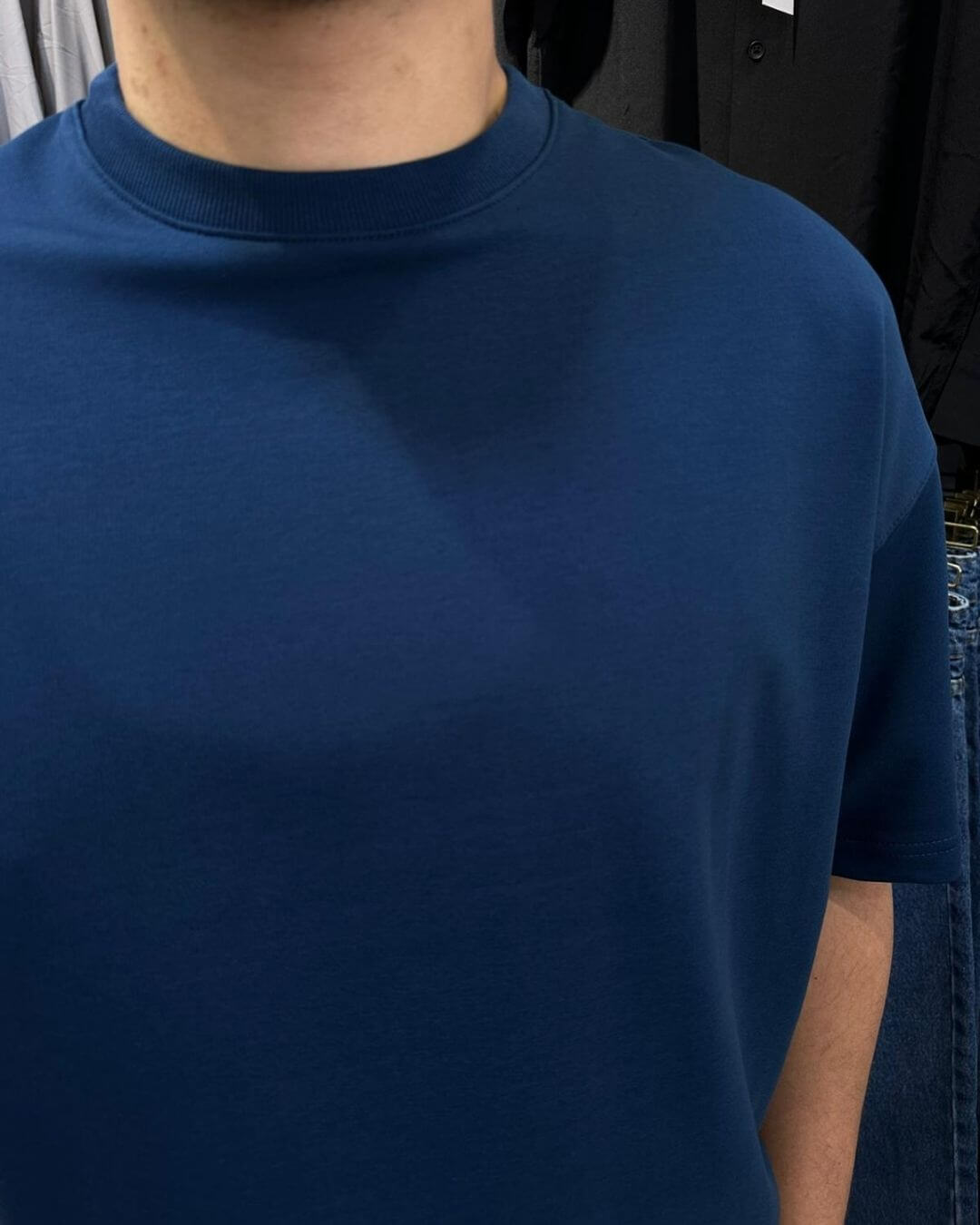 Bisiklet Yaka Basic T-Shirt