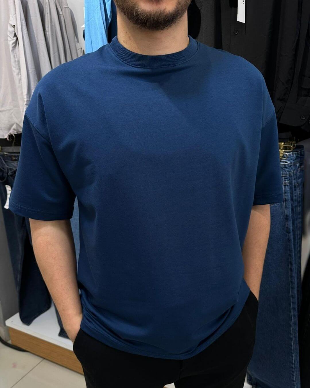 Bisiklet Yaka Basic T-Shirt