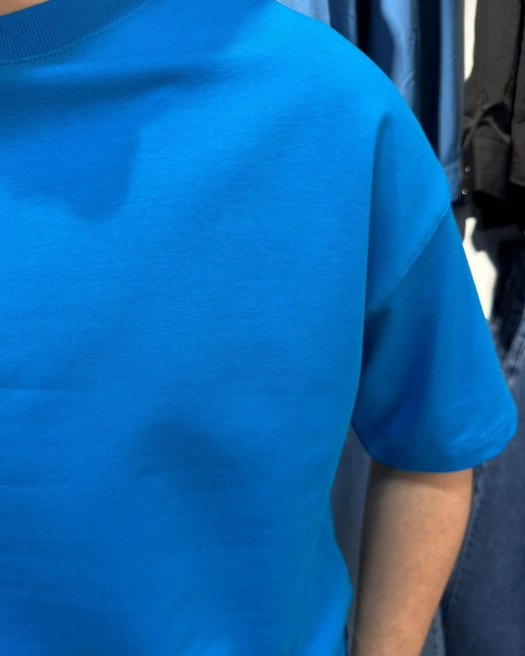 Bisiklet Yaka Basic T-Shirt