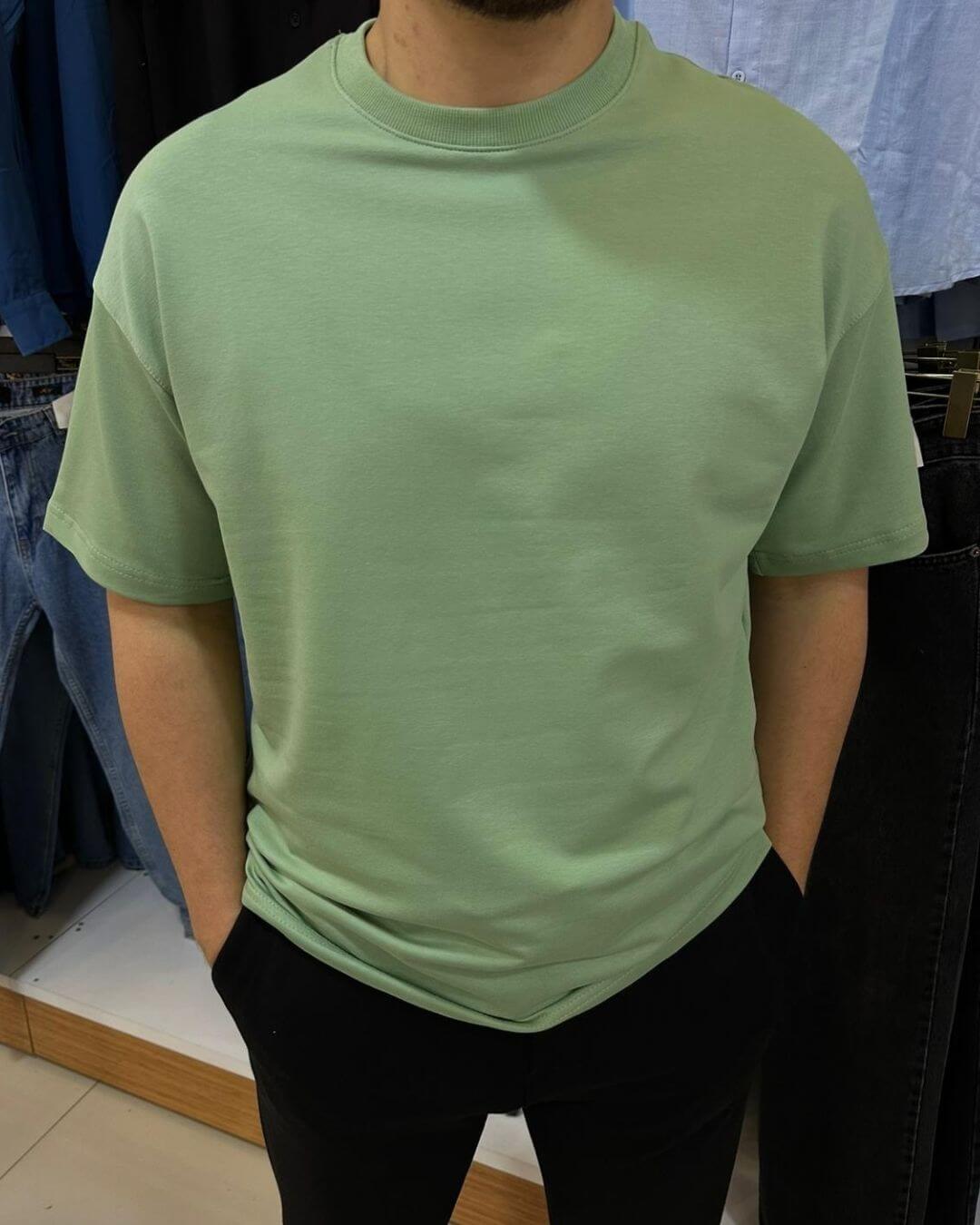 Bisiklet Yaka Basic T-Shirt