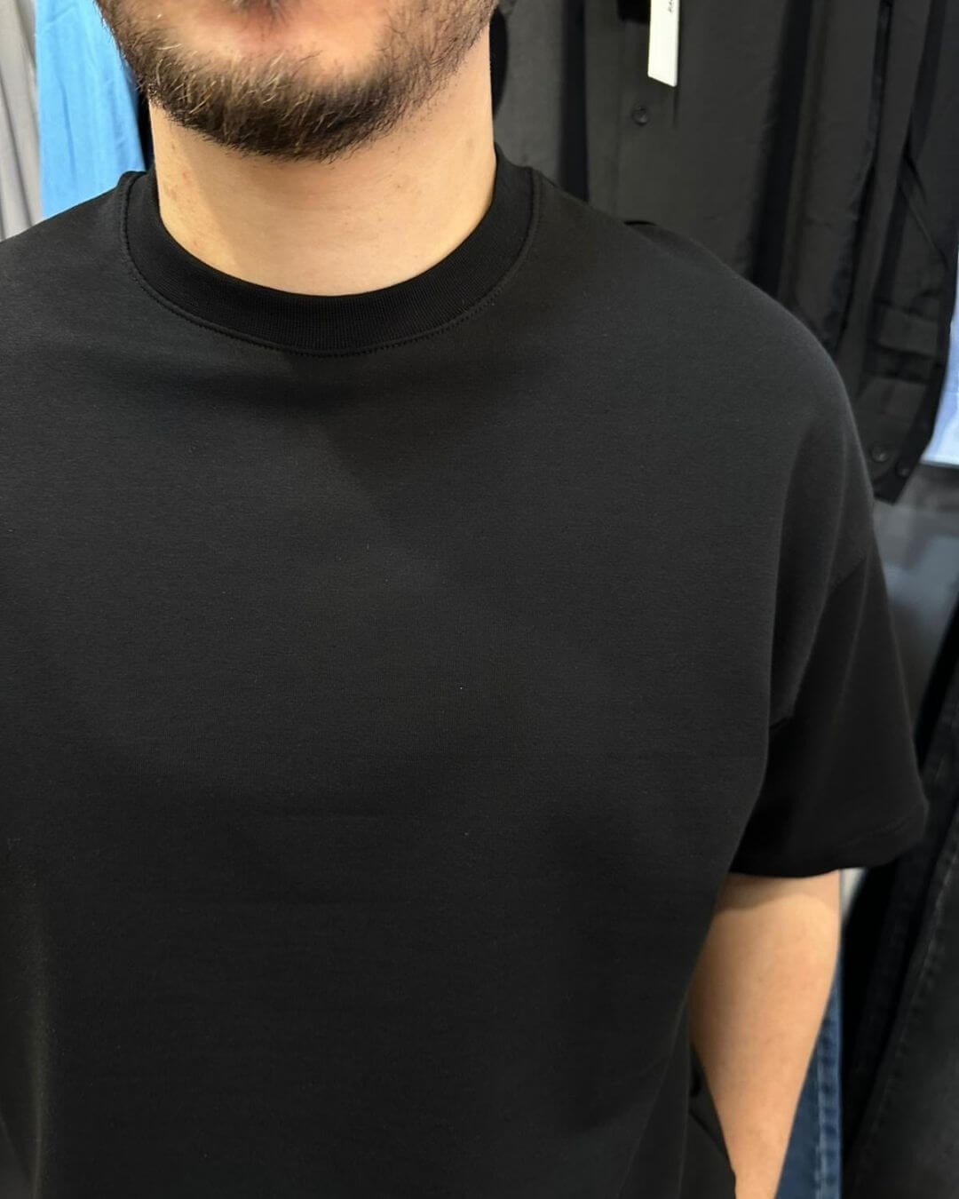Bisiklet Yaka Basic T-Shirt