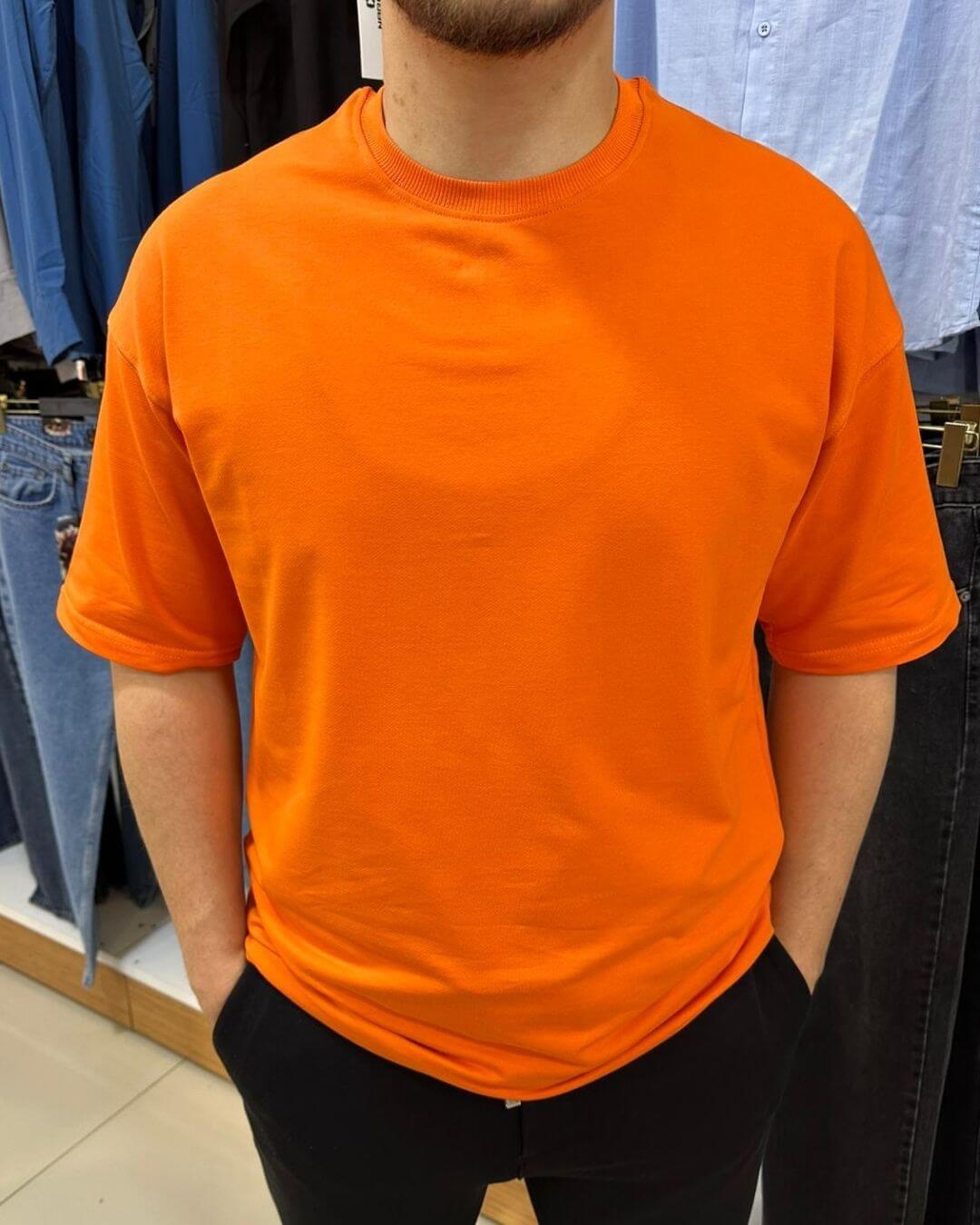 Bisiklet Yaka Basic T-Shirt