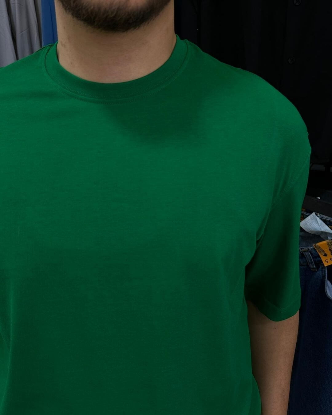 Bisiklet Yaka Basic T-Shirt