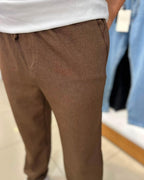 Ayrobin Baggy Keten Pantolon