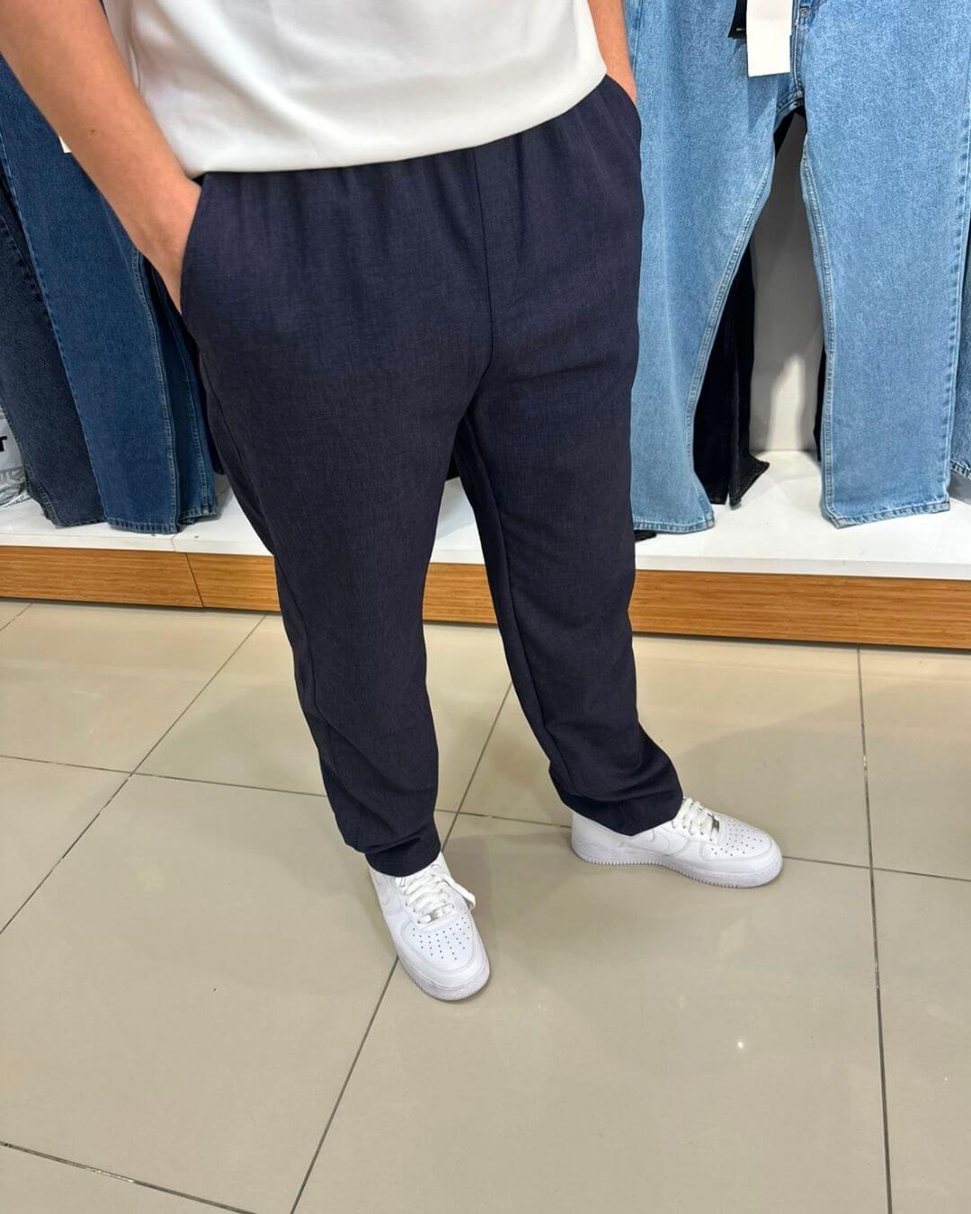 Ayrobin Baggy Keten Pantolon
