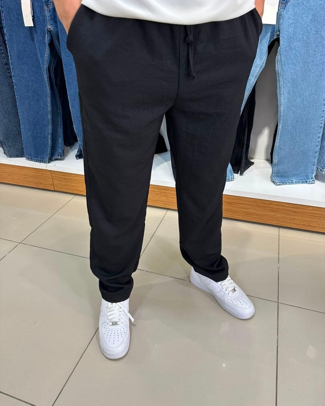 Ayrobin Baggy Keten Pantolon