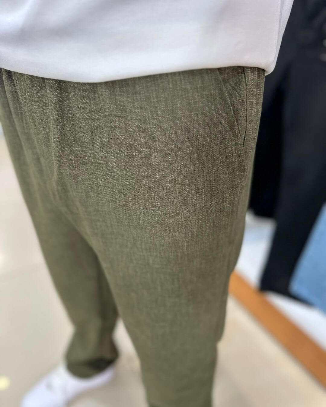 Ayrobin Baggy Keten Pantolon