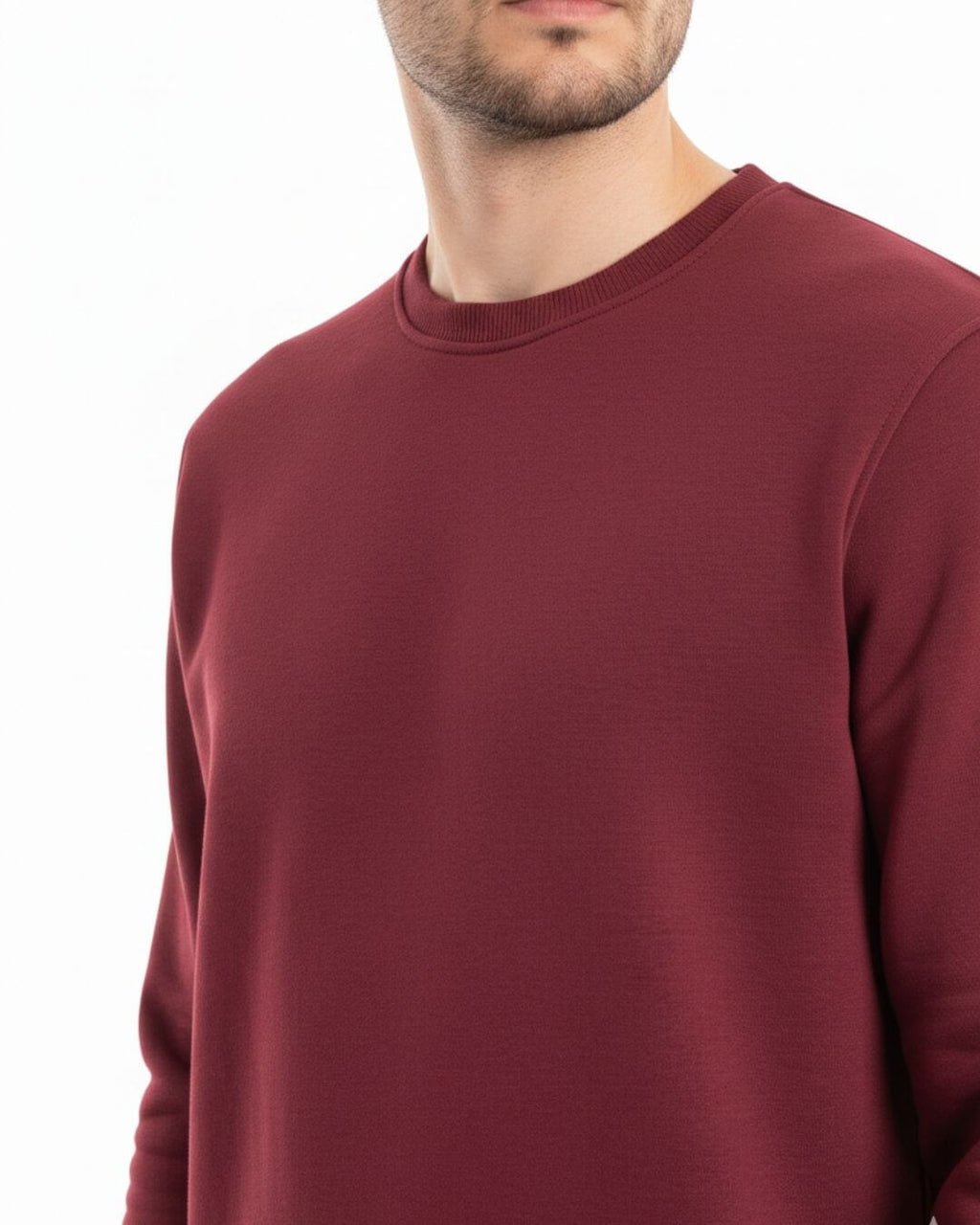 Bisiklet Yaka Sweat