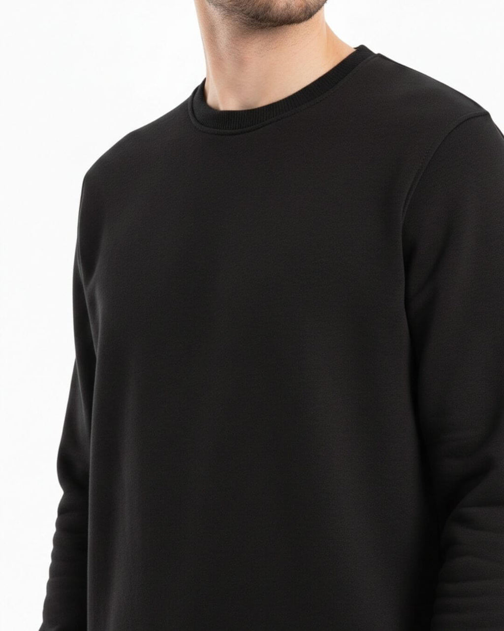 Bisiklet Yaka Sweat