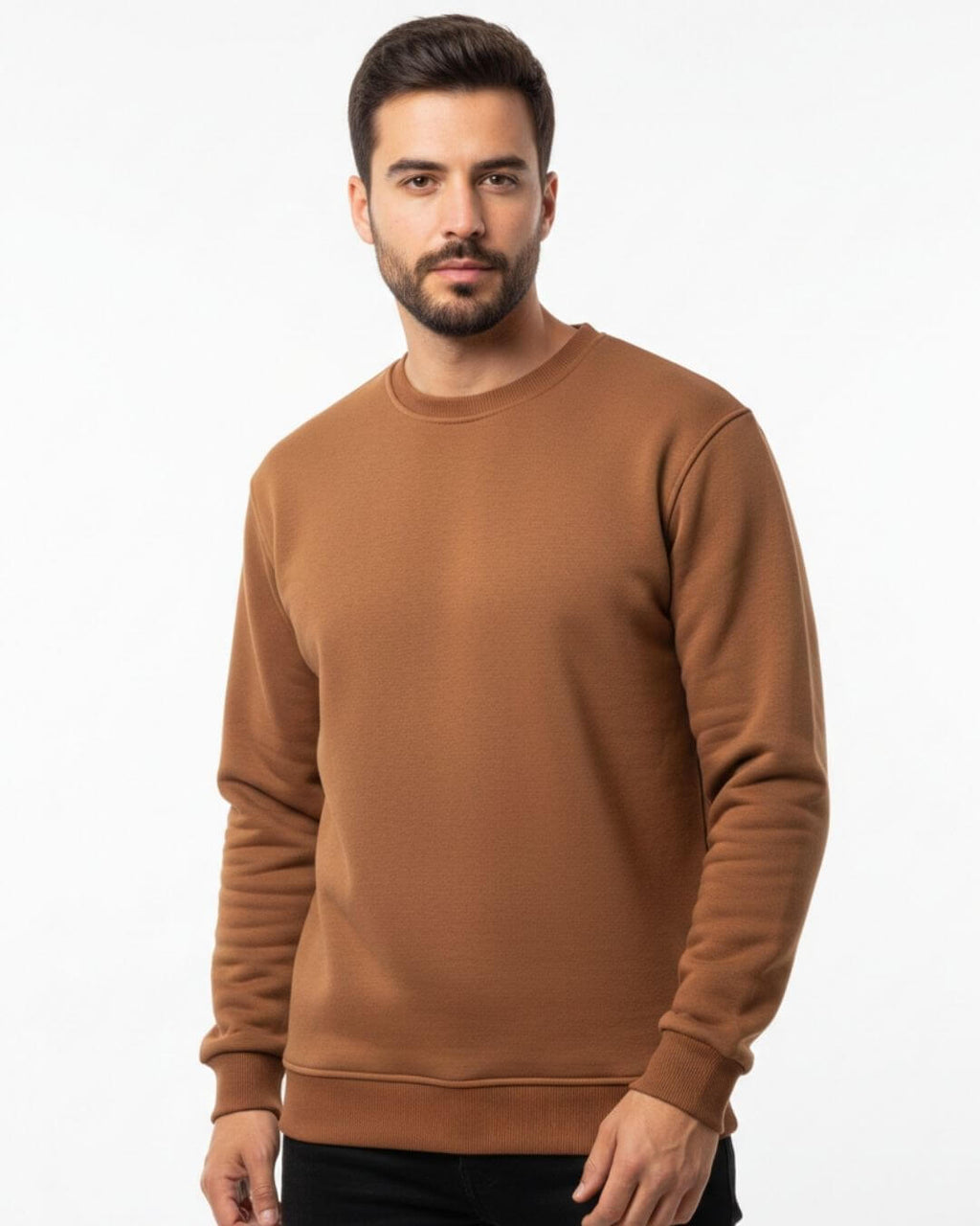 Bisiklet Yaka Sweat