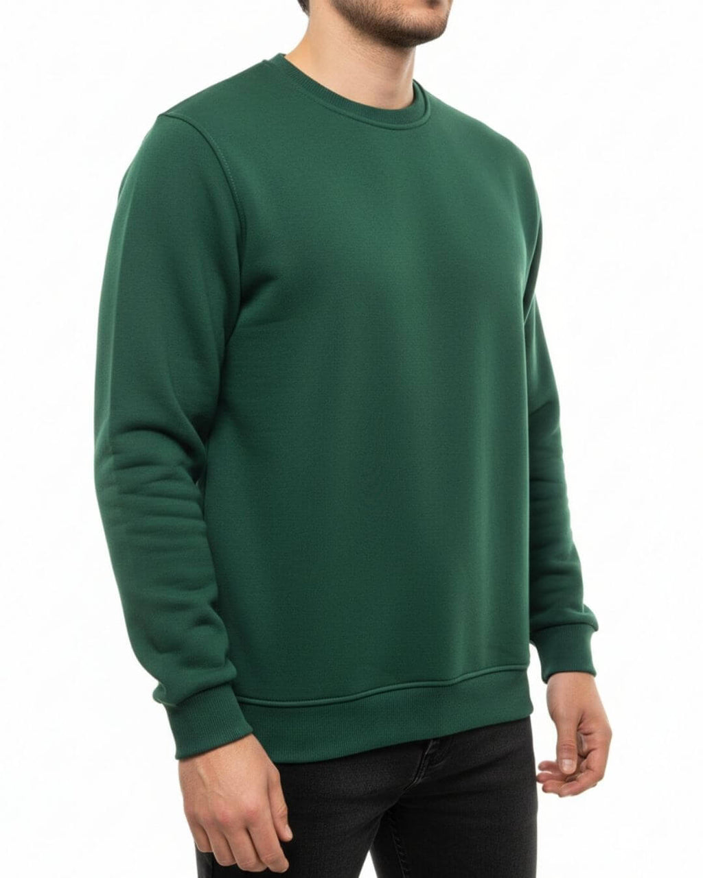 Bisiklet Yaka Sweat