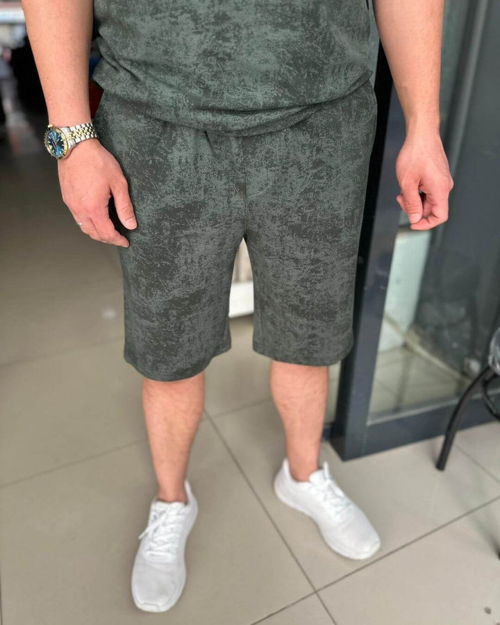 Bulut Desen Şort