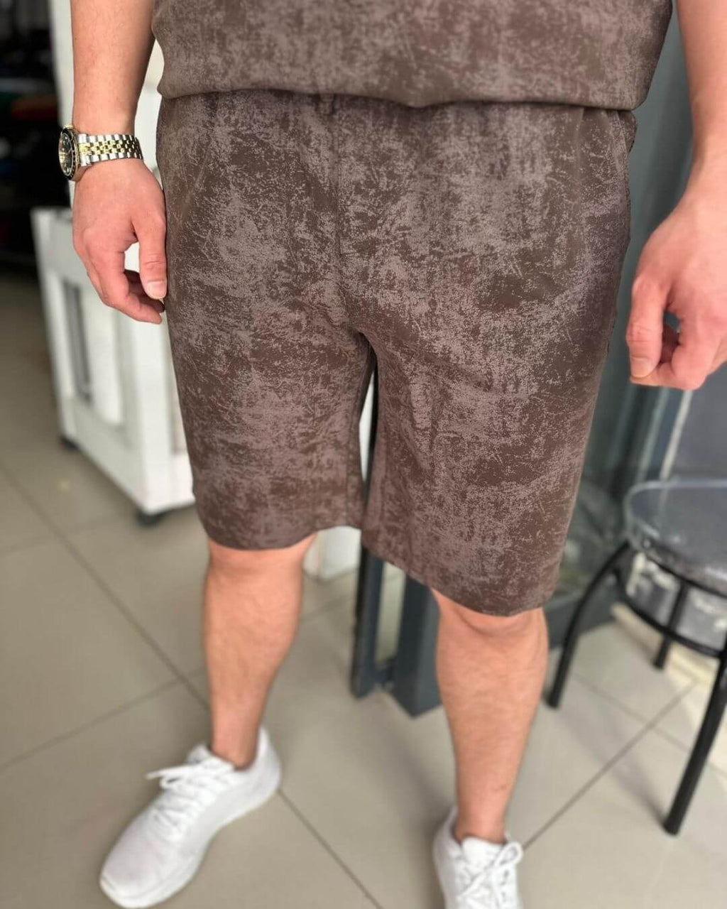 Bulut Desen Şort