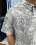 Bulut Desen Polo Yaka T-Shirt