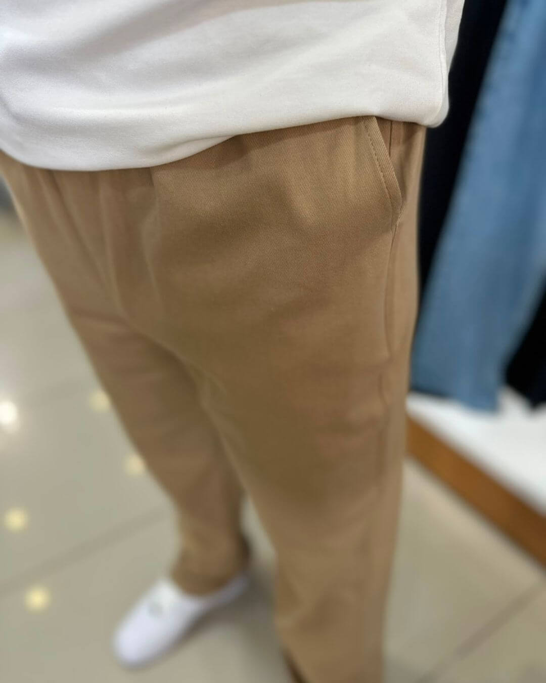 Gabardin Baggy Pantolon