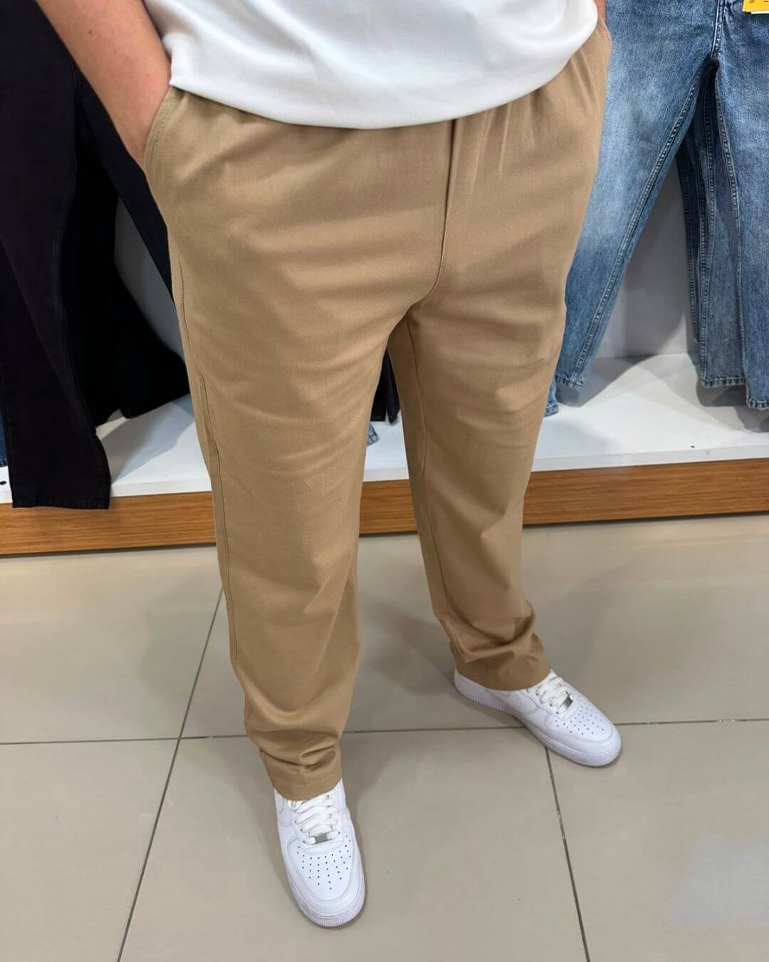 Gabardin Baggy Pantolon