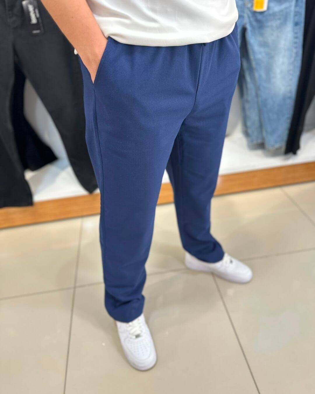 Gabardin Baggy Pantolon