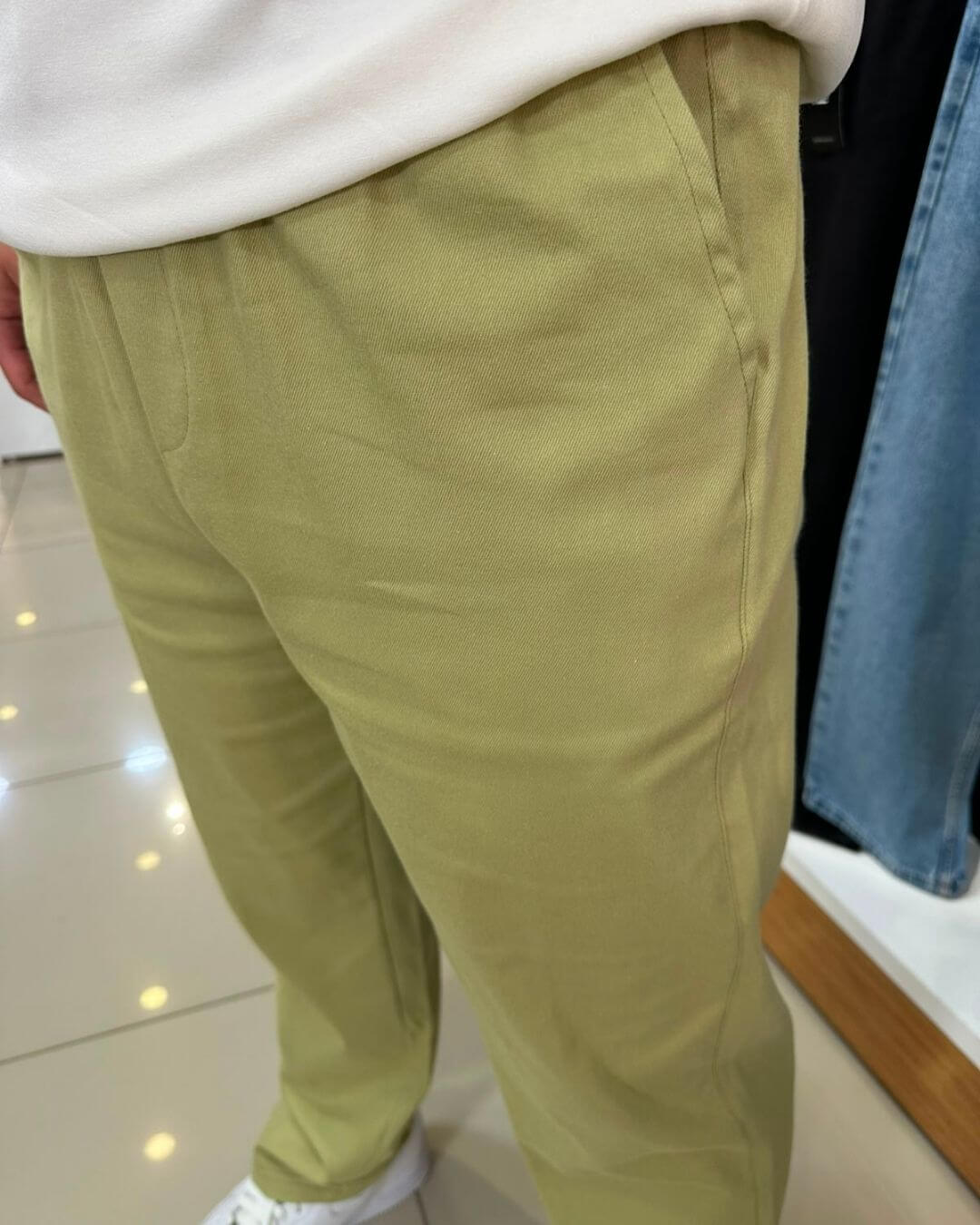 Gabardin Baggy Pantolon
