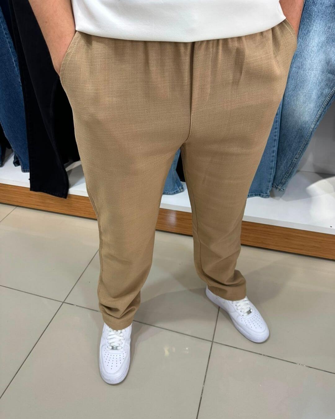 Keten Baggy Pantolon