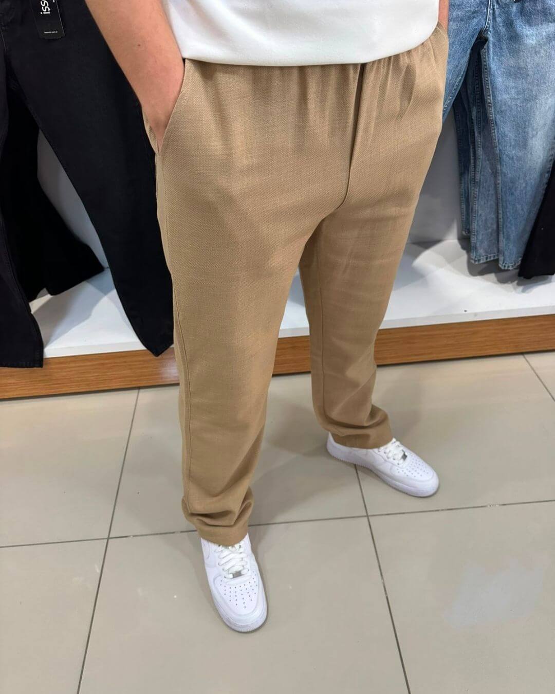 Keten Baggy Pantolon