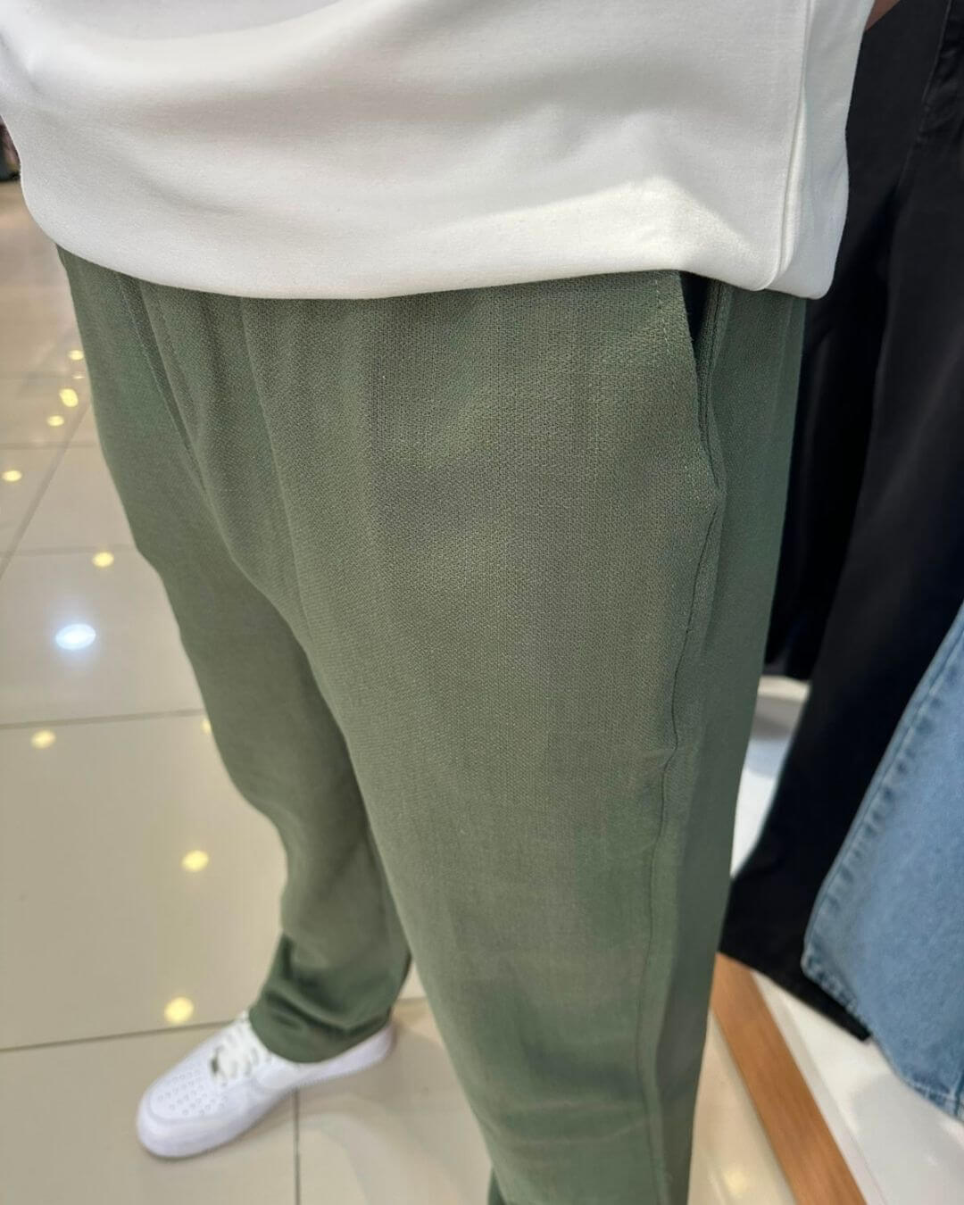 Keten Baggy Pantolon