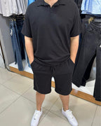 Krinkıl Yakalı T-Shirt