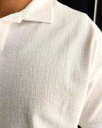 Krinkıl Yakalı T-Shirt