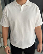 Krinkıl Yakalı T-Shirt