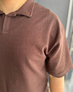 Krinkıl Yakalı T-Shirt