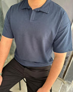 Krinkıl Yakalı T-Shirt