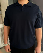 Krinkıl Yakalı T-Shirt