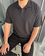 Krinkıl Yakalı T-Shirt