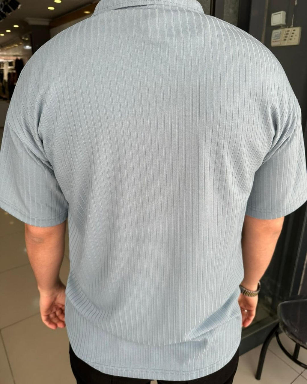 Yakalı Otoban T-Shirt