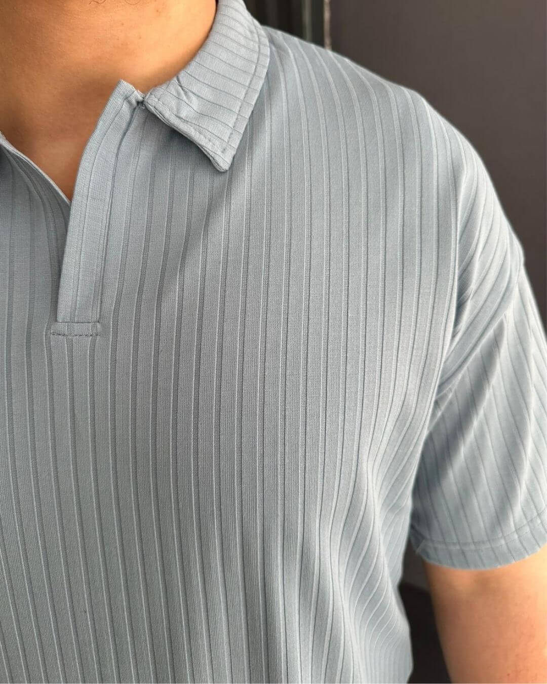 Yakalı Otoban T-Shirt