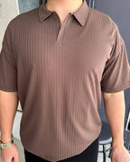Yakalı Otoban T-Shirt