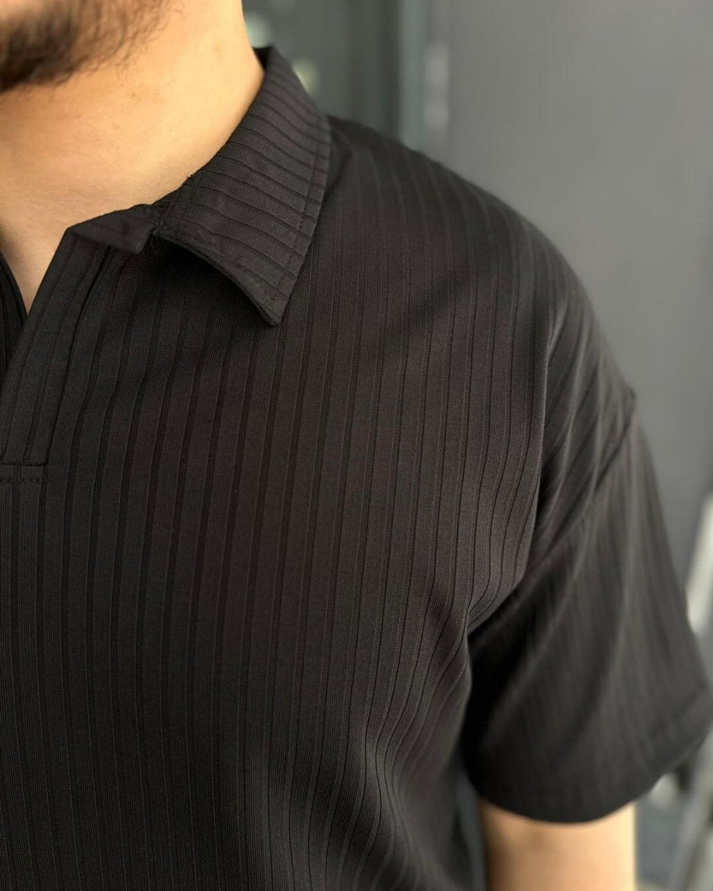 Yakalı Otoban T-Shirt