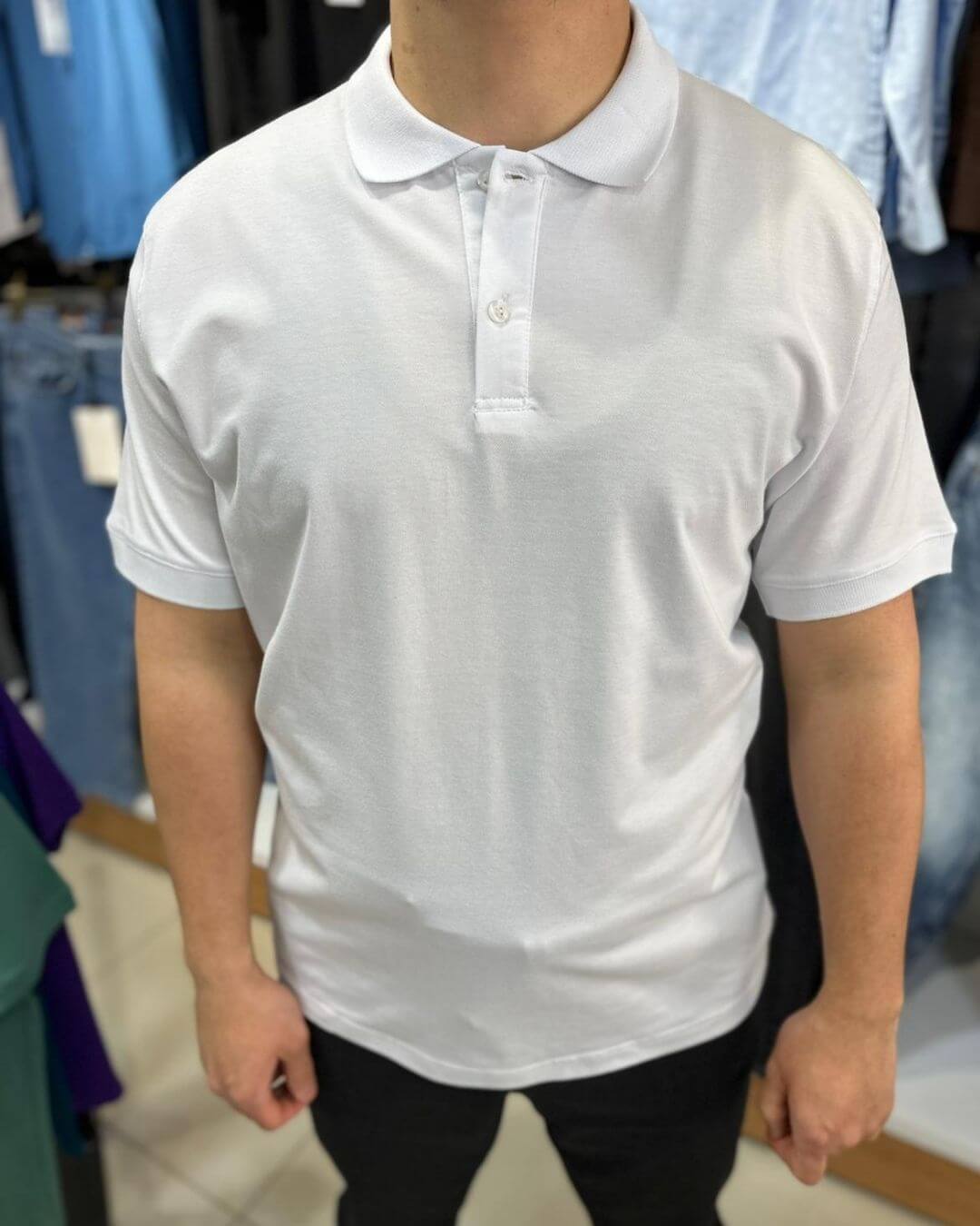 Pamuklu Polo Yaka T-shirt