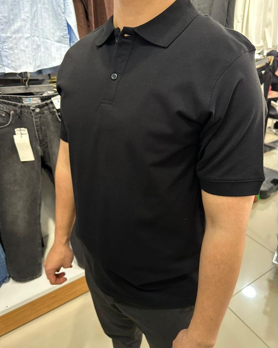 Pamuklu Polo Yaka T-shirt